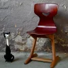 Pamono School Chair by Adam Stegner for Pagholz Flöttoto, 1960s Hot