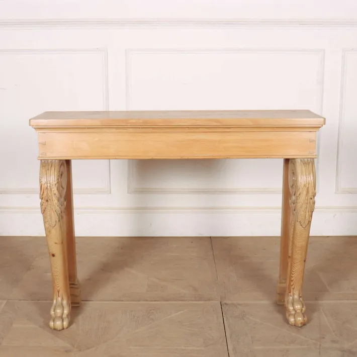 Pamono Scottish Pale Pine Console Table Hot