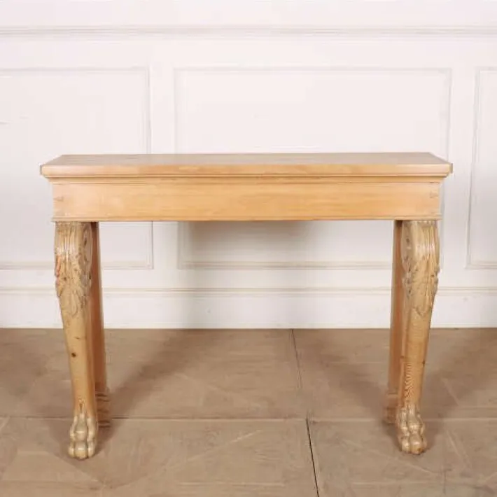 Pamono Scottish Pale Pine Console Table Hot