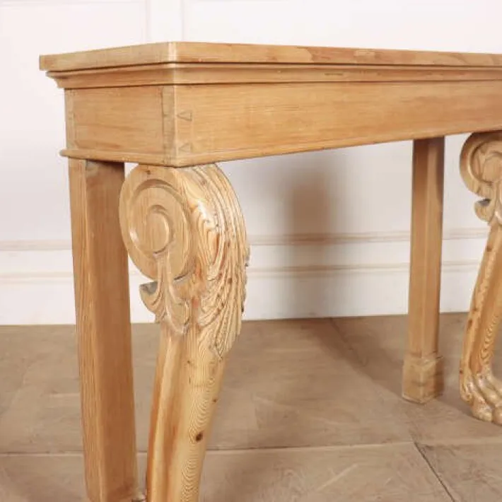 Pamono Scottish Pale Pine Console Table Hot