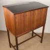 Pamono Scriban Bar and Secretary in Rosewood and Formica by Hans Olsen for C.S Mobler, 1960 Clearance