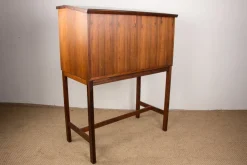 Pamono Scriban Bar and Secretary in Rosewood and Formica by Hans Olsen for C.S Mobler, 1960 Clearance