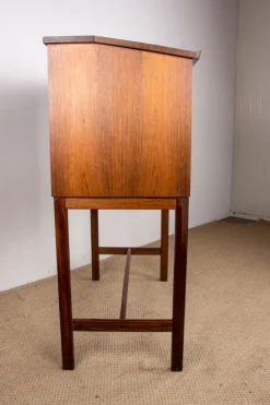 Pamono Scriban Bar and Secretary in Rosewood and Formica by Hans Olsen for C.S Mobler, 1960 Clearance