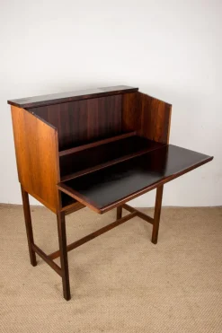 Pamono Scriban Bar and Secretary in Rosewood and Formica by Hans Olsen for C.S Mobler, 1960 Clearance