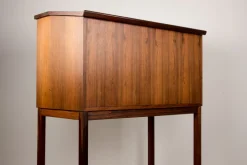 Pamono Scriban Bar and Secretary in Rosewood and Formica by Hans Olsen for C.S Mobler, 1960 Clearance