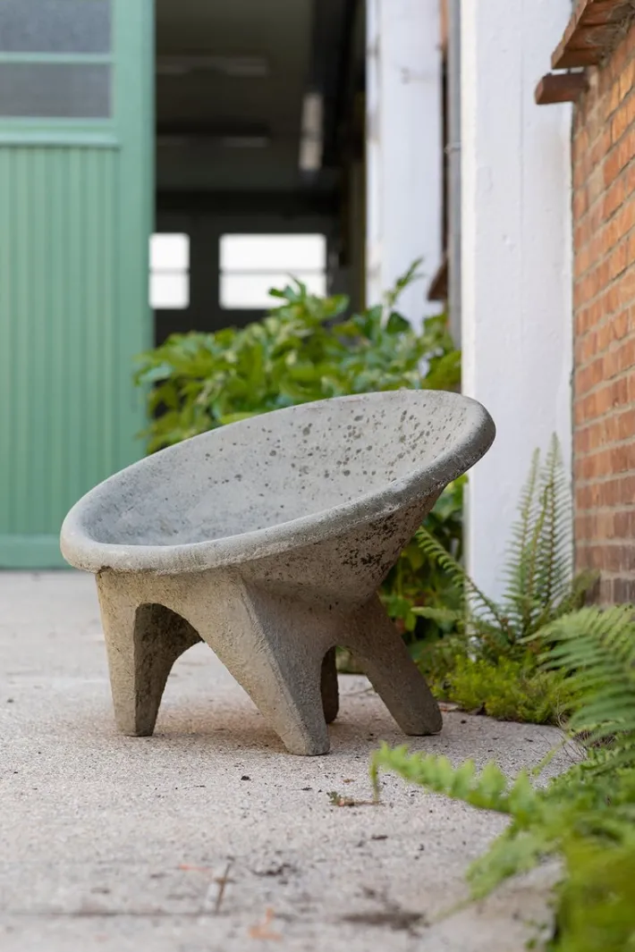 Pamono Sculptural Concrete Chair, Italy Online