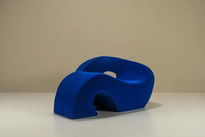 Pamono Sculptural Sess Lounge Chair by Nani Prina for Luigi Sormani, Italy, 1960s