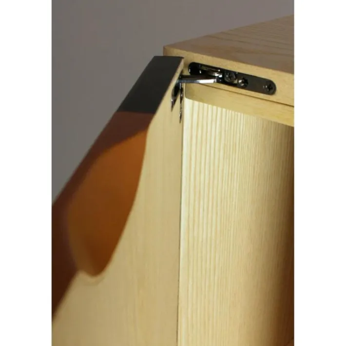 Pamono Seasons Bedside Table in Metal and Leather by Oscar Maschera Clearance