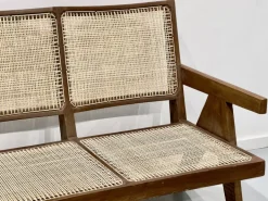 Pamono 3-Seater Bench Sofa by Pierre Jeanneret, India, 1956 Online