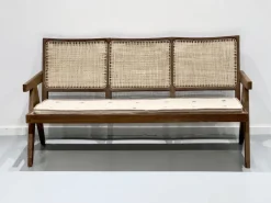 Pamono 3-Seater Bench Sofa by Pierre Jeanneret, India, 1956 Online