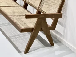 Pamono 3-Seater Bench Sofa by Pierre Jeanneret, India, 1956 Online