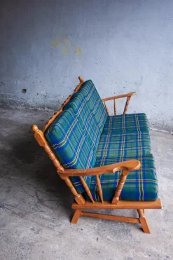 Pamono 3-Seater Sofa & Armchairs by Guillerme and Chabron​, Set of 3 Discount