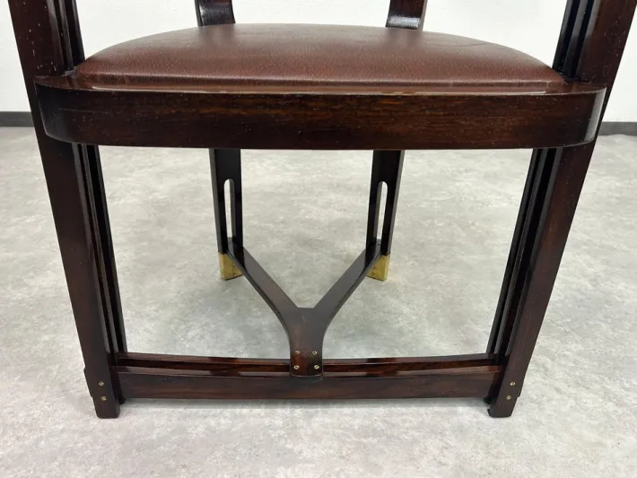 Pamono Secession Armchair by Anton Pospischil, 1901 Best