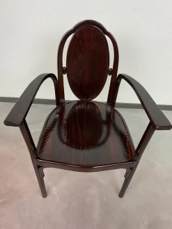 Pamono Secession Armchairs attributed to Josef Hoffmann, 1890s, Set of 2 Discount