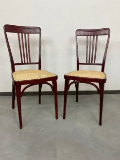 Pamono Secession Dining Chairs attributed to Thonet, 1890s, Set of 2 Best