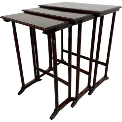 Pamono Secession Nesting Tables attributed to Thonet, 1890s, Set of 3 Clearance