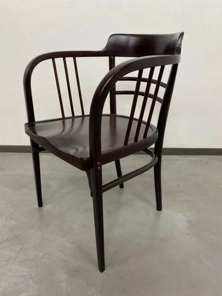 Pamono Secession No. 6093 Armchairs attributed to Otto Wagner for Thonet, 1890s, Set of 2 Sale