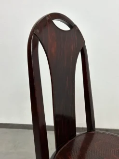 Pamono Secession No. 373 Chair attributed to Josef Hoffmann / Otto Prutscher for J&J Kohn, 1890s New