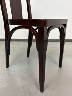 Pamono Secession No. 373 Chair attributed to Josef Hoffmann / Otto Prutscher for J&J Kohn, 1890s New