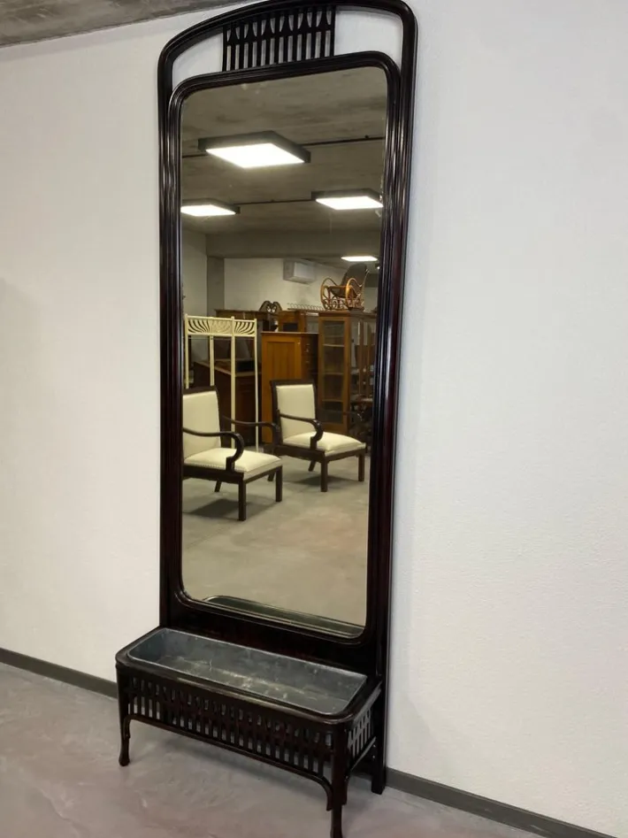 Pamono Secession No. 1149 Mirror attributed to Koloman Moser for Jacob & Josef Kohn, 1890s Best