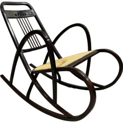 Pamono Secession Rocking Chair by Marcel Kammerer for Thonet, 1890s