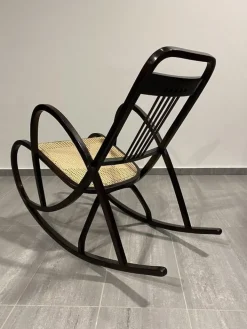 Pamono Secession Rocking Chair by Marcel Kammerer for Thonet, 1890s