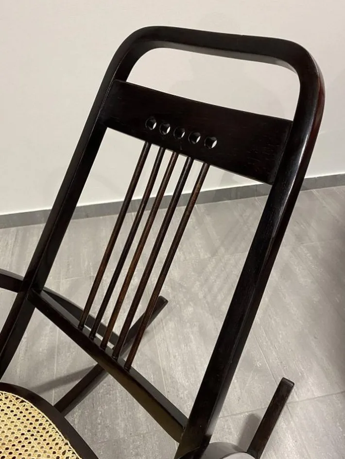 Pamono Secession Rocking Chair by Marcel Kammerer for Thonet, 1890s