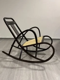 Pamono Secession Rocking Chair by Marcel Kammerer for Thonet, 1890s