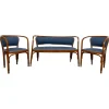 Pamono Secession Seating Group by Gustav Siegel for J&J Kohn, 1890s, Set of 3 New