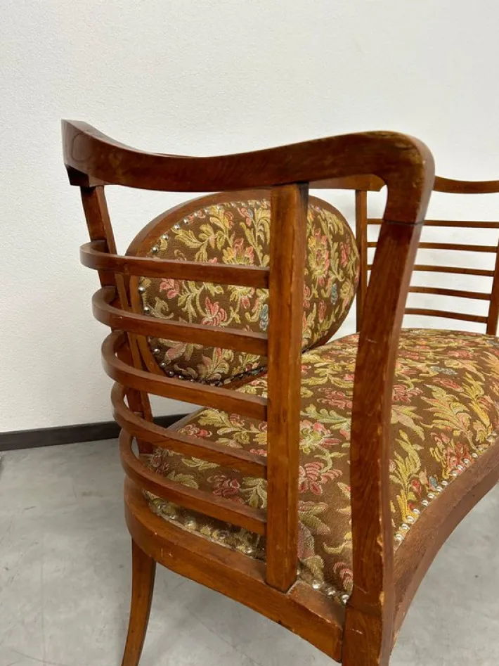 Pamono Secession Seating Group by Otto Wagner, 1890s, Set of 3 Hot