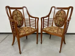 Pamono Secession Seating Group by Otto Wagner, 1890s, Set of 3 Hot