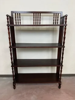 Pamono Secession Wood Bookshelf, 1890s