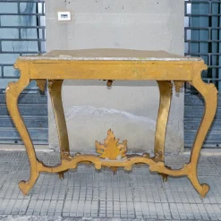 Pamono Second Half of the 20th Century Console with Mirror in Carved and Gilded Wood, France, 1890s, Set of 2 Clearance