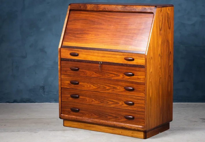 Pamono Secretaire in Rosewood from Dyrlund, Denmark, 1970s Best