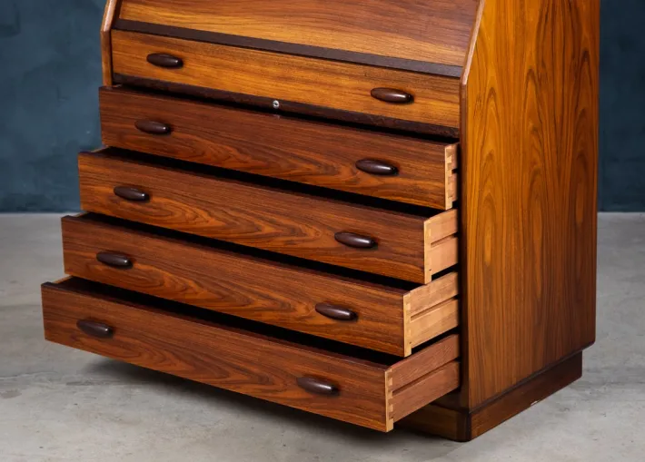 Pamono Secretaire in Rosewood from Dyrlund, Denmark, 1970s Best