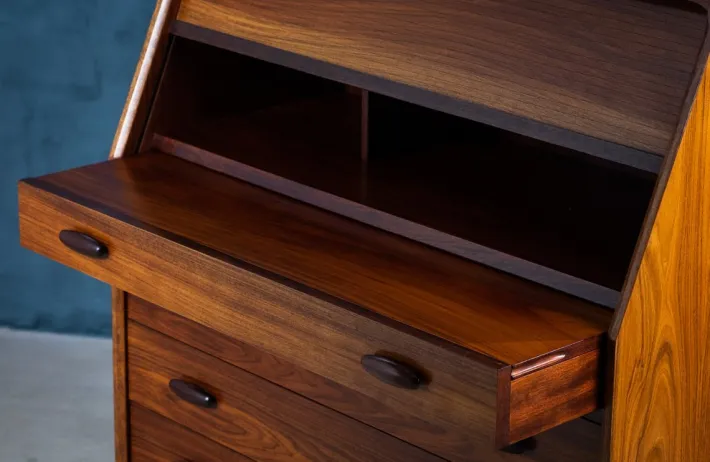 Pamono Secretaire in Rosewood from Dyrlund, Denmark, 1970s Best