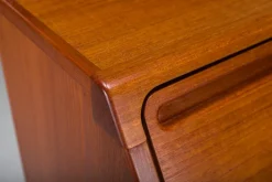 Pamono Secretaire in Teak by Kai Kristiansen for Tørring Møbelfabrik, 1960s