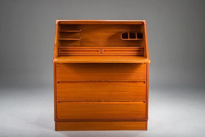 Pamono Secretaire in Teak by Kai Kristiansen for Tørring Møbelfabrik, 1960s