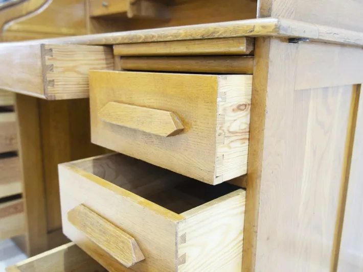 Pamono Secretary Desk in Oak Best