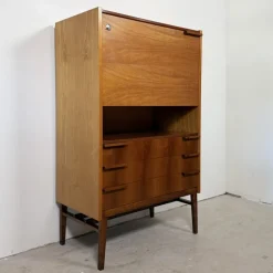 Pamono Secretary/Highboard, Frantisek Mezulanik for Up Zavody, 1963 Sale