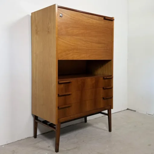 Pamono Secretary/Highboard, Frantisek Mezulanik for Up Zavody, 1963 Sale