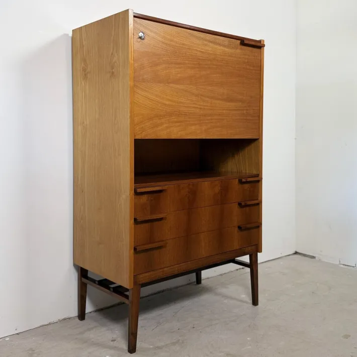 Pamono Secretary/Highboard, Frantisek Mezulanik for Up Zavody, 1963 Sale