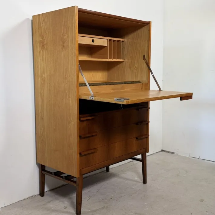 Pamono Secretary/Highboard, Frantisek Mezulanik for Up Zavody, 1963 Sale