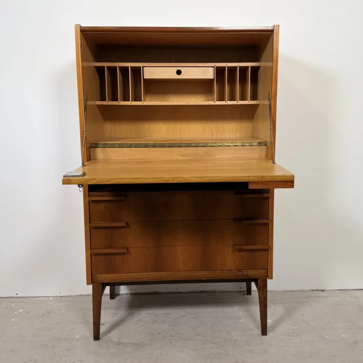 Pamono Secretary/Highboard, Frantisek Mezulanik for Up Zavody, 1963 Sale