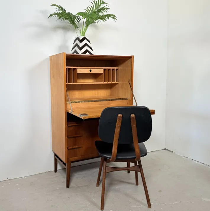Pamono Secretary/Highboard, Frantisek Mezulanik for Up Zavody, 1963 Sale