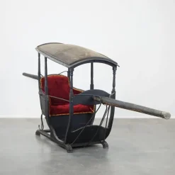 Pamono Sedan Chair Carriage, Late 19th Century Hot