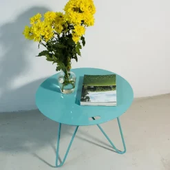 Pamono Seis Center Table in Blue by Mendes Macedo for Galula Sale