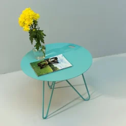 Pamono Seis Center Table in Blue by Mendes Macedo for Galula Sale