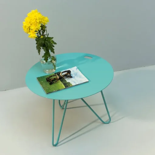 Pamono Seis Center Table in Blue by Mendes Macedo for Galula Sale