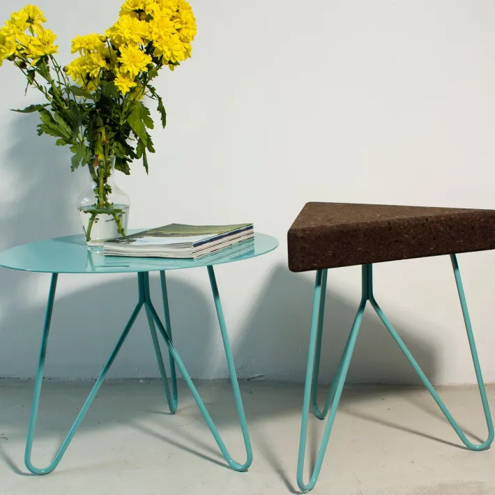 Pamono Seis Center Table in Blue by Mendes Macedo for Galula Sale